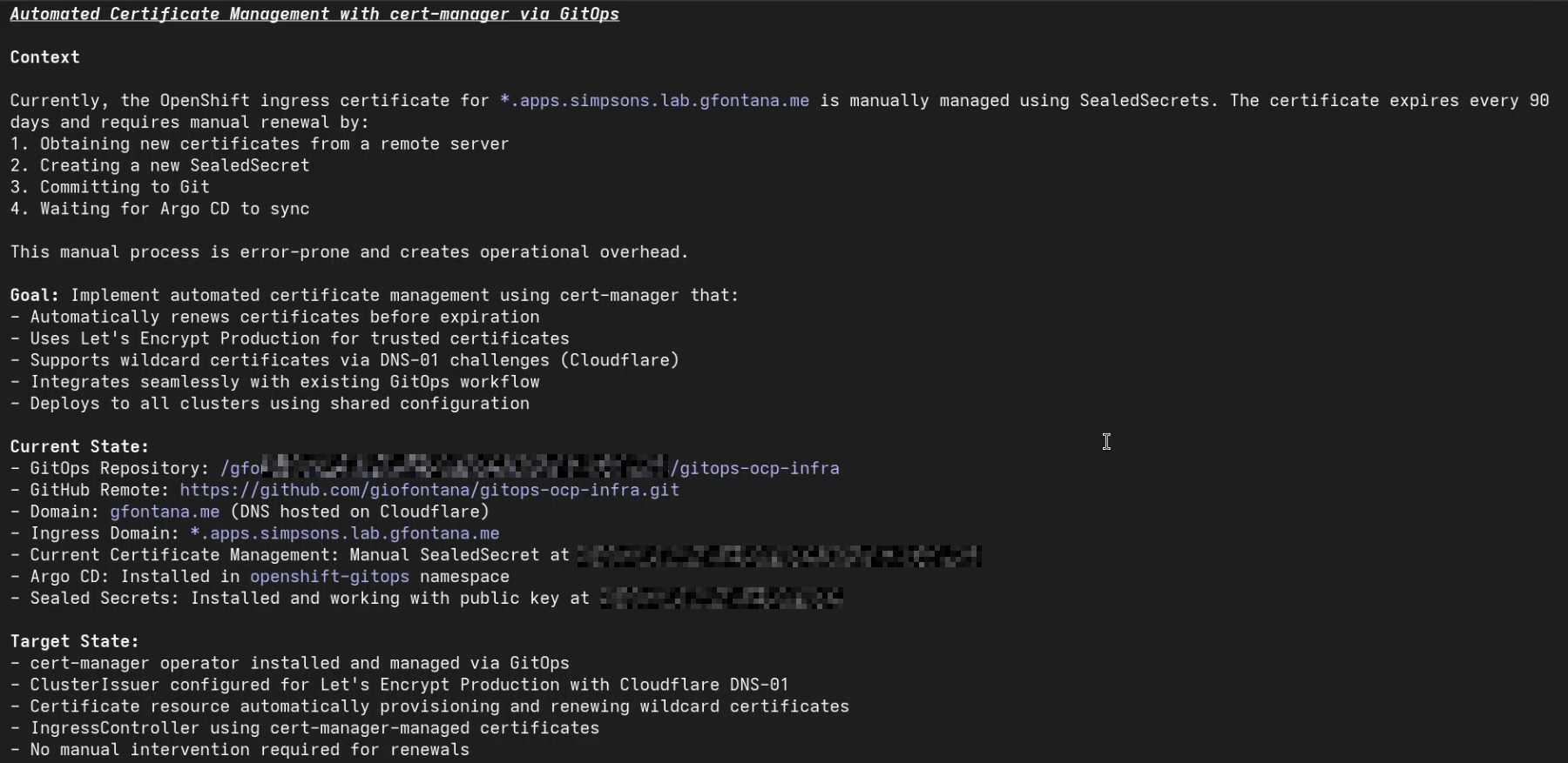 Cert expired again! How I quickly renewed my OpenShift cluster's certificate and automated renewals with Claude Code!